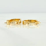 Candongas Andy 0.9gr / 1/2 in / Oro Amarillo 18K %