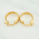 Candongas Andy 0.9gr / 1/2 in / Oro Amarillo 18K %