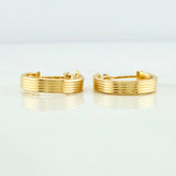 Candongas Andy 0.9gr / 1/2 in / Oro Amarillo 18K %