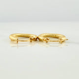 Candongas Zion 1.1gr / 1/2 in / Oro Amarillo 18K %