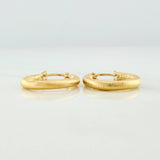 Candongas Zion 1.1gr / 1/2 in / Oro Amarillo 18K %
