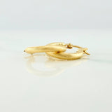 Candongas Zion 1.1gr / 1/2 in / Oro Amarillo 18K %