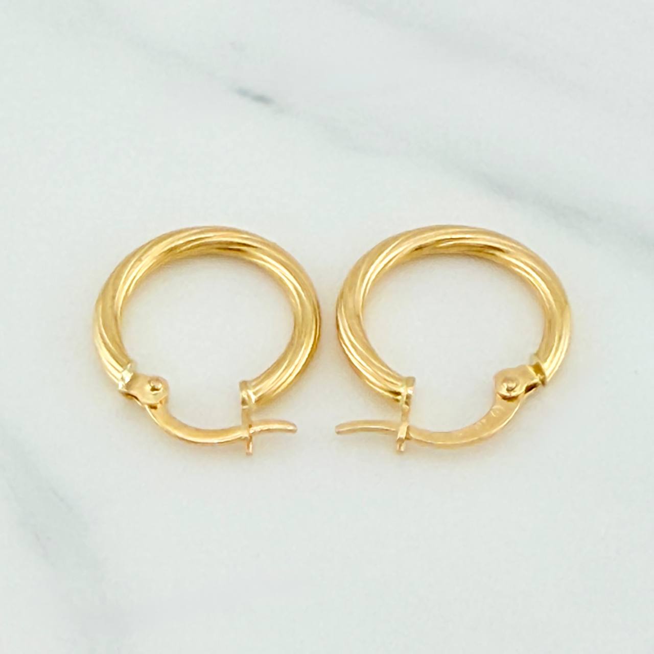 Candongas Lore 1.1gr / 3/4 in / Oro Amarillo 18K %