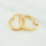 Candongas Lore 1.1gr / 3/4 in / Oro Amarillo 18K %