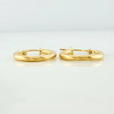 Candongas Lore 1.1gr / 3/4 in / Oro Amarillo 18K %