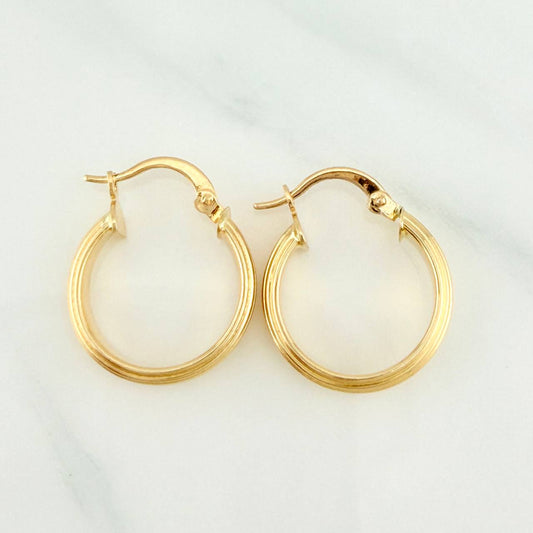 Candongas Winter 1.95gr / 3/4 in / Oro Amarillo 18K %