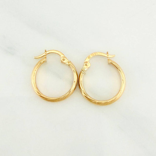 Candongas Nati 1.1gr / 3/4 in / Oro Amarillo 18K %