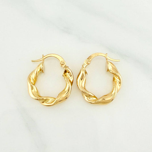 Candongas Demi 1.95gr / 3/4 in / Oro Amarillo 18K %