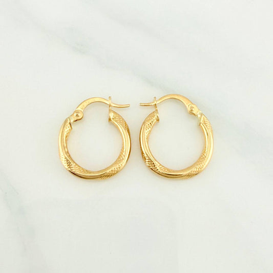 Candongas Solara 1.45gr / 3/4 in / Oro Amarillo 18K %