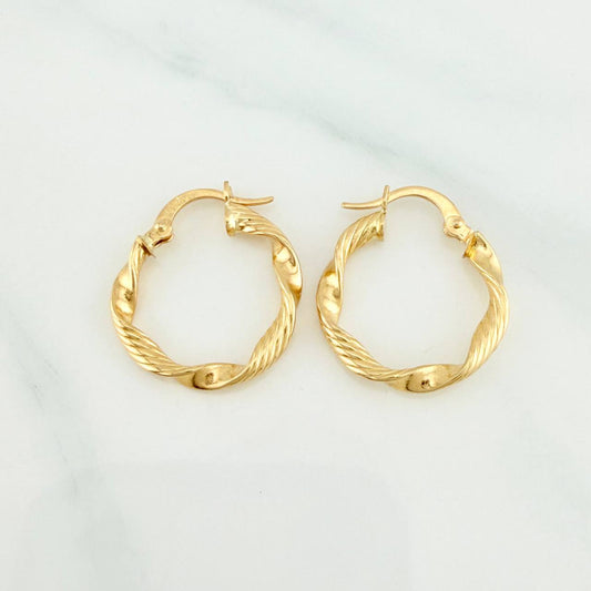 Candongas Hera 1.45gr / 3/4 in / Oro Amarillo 18K %