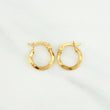 Candongas Bridget 1.05gr / 1/2 in / Oro Amarillo 18K %