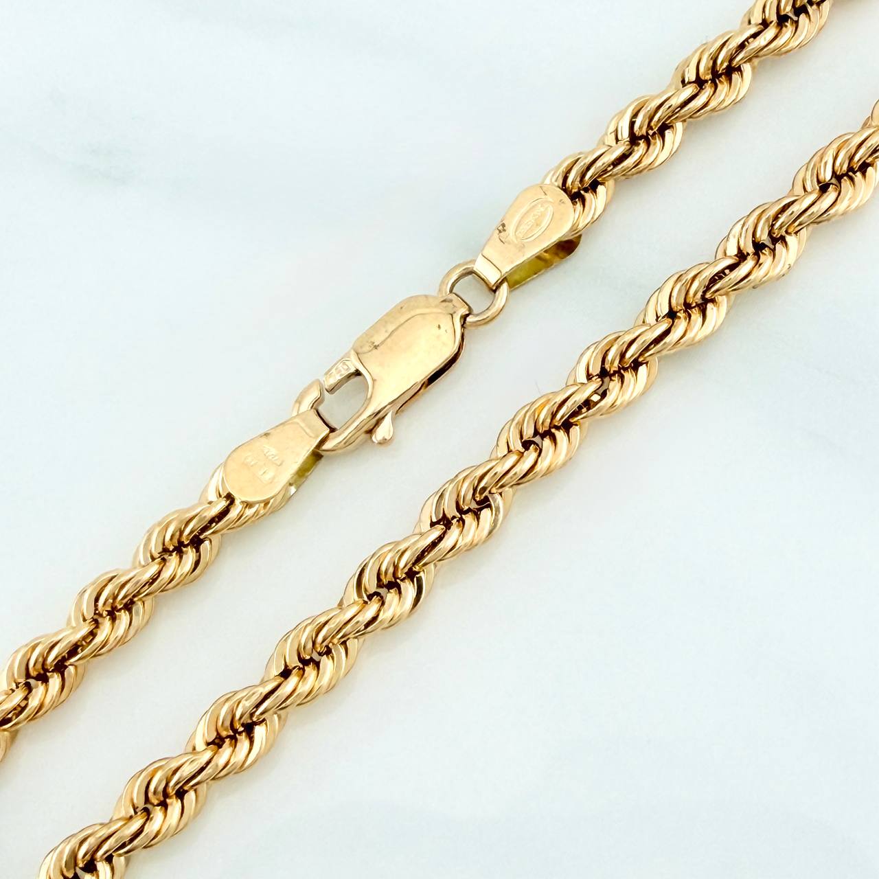 Pulso Lazo 4.35gr / 8 1/2 in / 3.5mm Oro Amarillo +3 18K $
