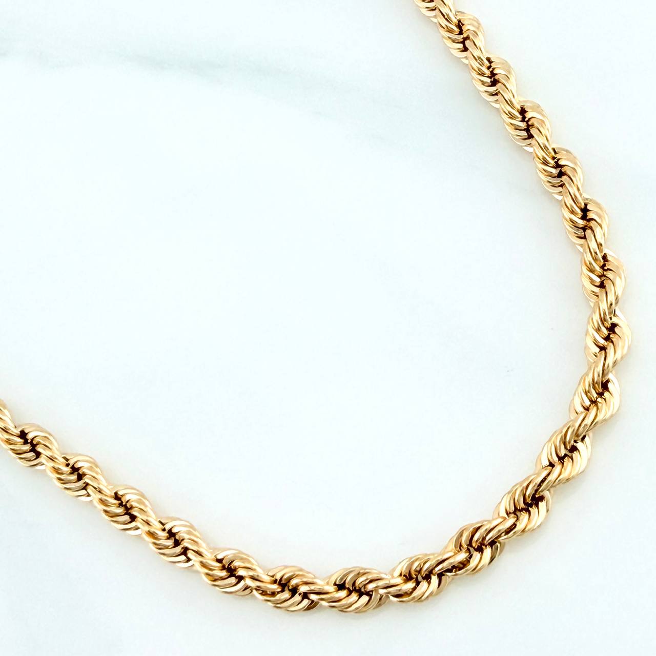 Pulso Lazo 4.35gr / 8 1/2 in / 3.5mm Oro Amarillo +3 18K $