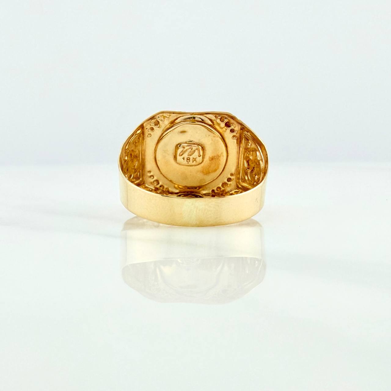 Anillo Corona 4.85gr / T10 3/4 / Oro Amarillo 18K $