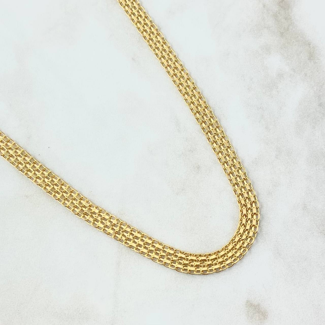 Bismark Chain 11.25gr / 60cm / 7mm Yellow Gold +0 18K ©