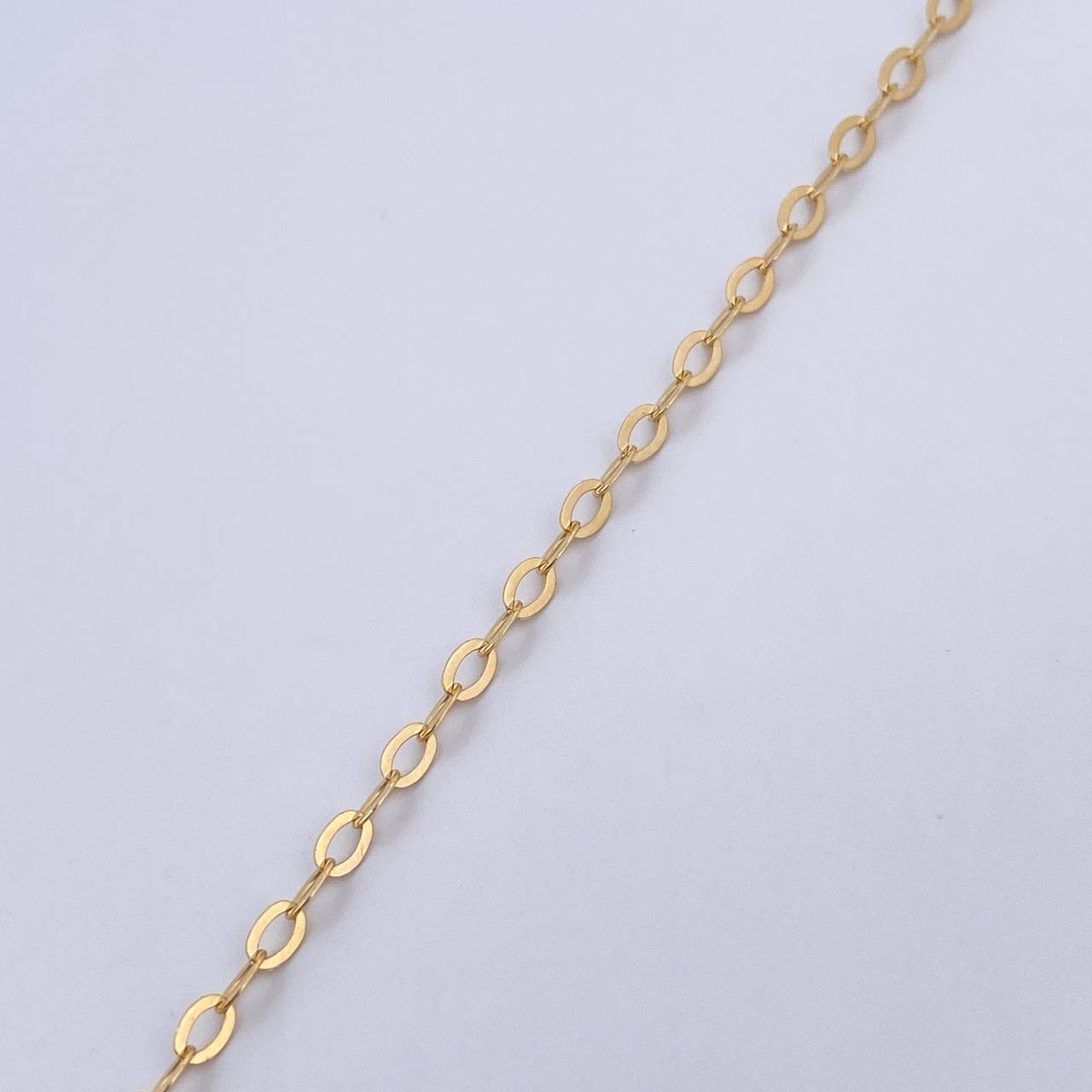 Ankle bracelet Classic Link 2.05gr / 27.8cm / 2.2mm 18K Yellow Gold &