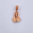 Pendant Christ Face 3.4gr / 2.6cm / Two-tone White and Rose 18K Gold $