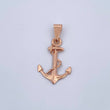 Dije Ancla 1.4gr / 3.1cm / Liso Oro Rosa 18K $