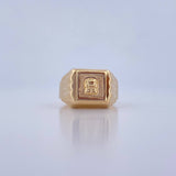 Anillo Sello Precolombino 4.35gr / T9 1/2 / Oro Amarillo 18K $