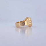 Anillo Sello Precolombino 4.35gr / T9 1/2 / Oro Amarillo 18K $