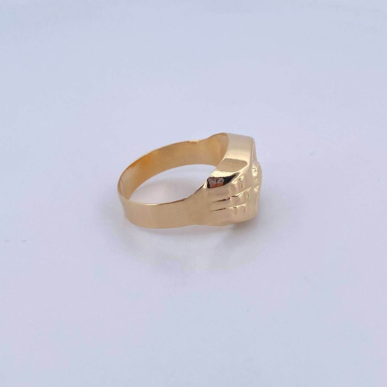 Pre-Columbian Seal Ring 4.2gr / Size 11 1/4 / 18K Yellow Gold $