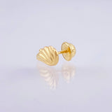 Topo Único Ala 0.35gr / 1/2 in / Oro Amarillo 18K !