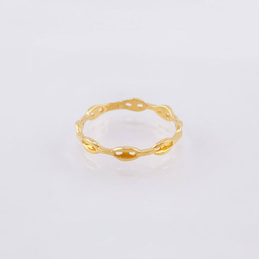 Anillo GC Estirado 0.95gr / T5 / Oro Amarillo 18K