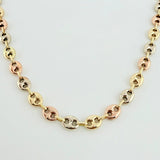 GC Chain 15.95gr / 25 3/4 in / 6.3mm Three Golds 18K ©