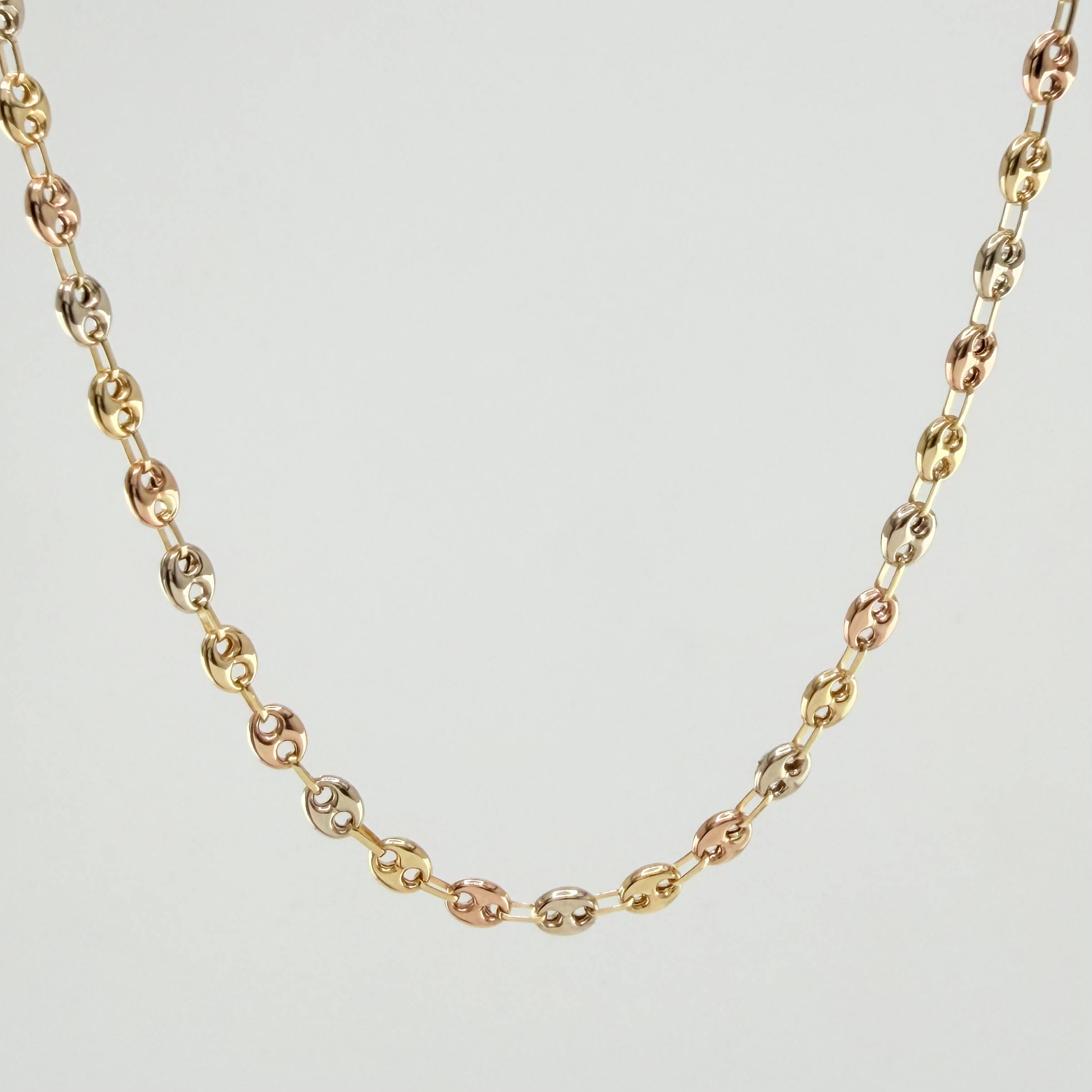 Cadena GC 7.2gr / 25 3/4 in / 3.7mm Tres Oros 18K ©