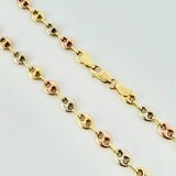 Cadena GC 7.2gr / 25 3/4 in / 3.7mm Tres Oros 18K ©
