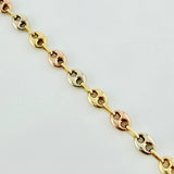 Cadena GC 7.2gr / 25 3/4 in / 3.7mm Tres Oros 18K ©
