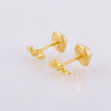 Topos Serpiente 0.65gr / 7.3mm Oro Amarillo 18K *