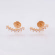Estela Stud Earrings 1.05gr / 1/2 in / 18K Rose Gold ©