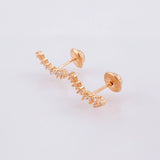 Stud Earrings Trail 1.05gr / 1.05mm Rose Gold 18K