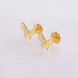 Topos Mariposa 0.7gr / 9.6mm Oro Amarillo 18K