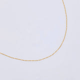 Cadena Veneciana 0.85gr / 15 3/4 in / 0.35mm Oro Amarillo +3 18K *