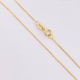 Cadena Veneciana 0.85gr / 15 3/4 in / 0.35mm Oro Amarillo +3 18K
