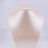 Cadena Veneciana 0.85gr / 15 3/4 in / 0.35mm Oro Amarillo +3 18K ©