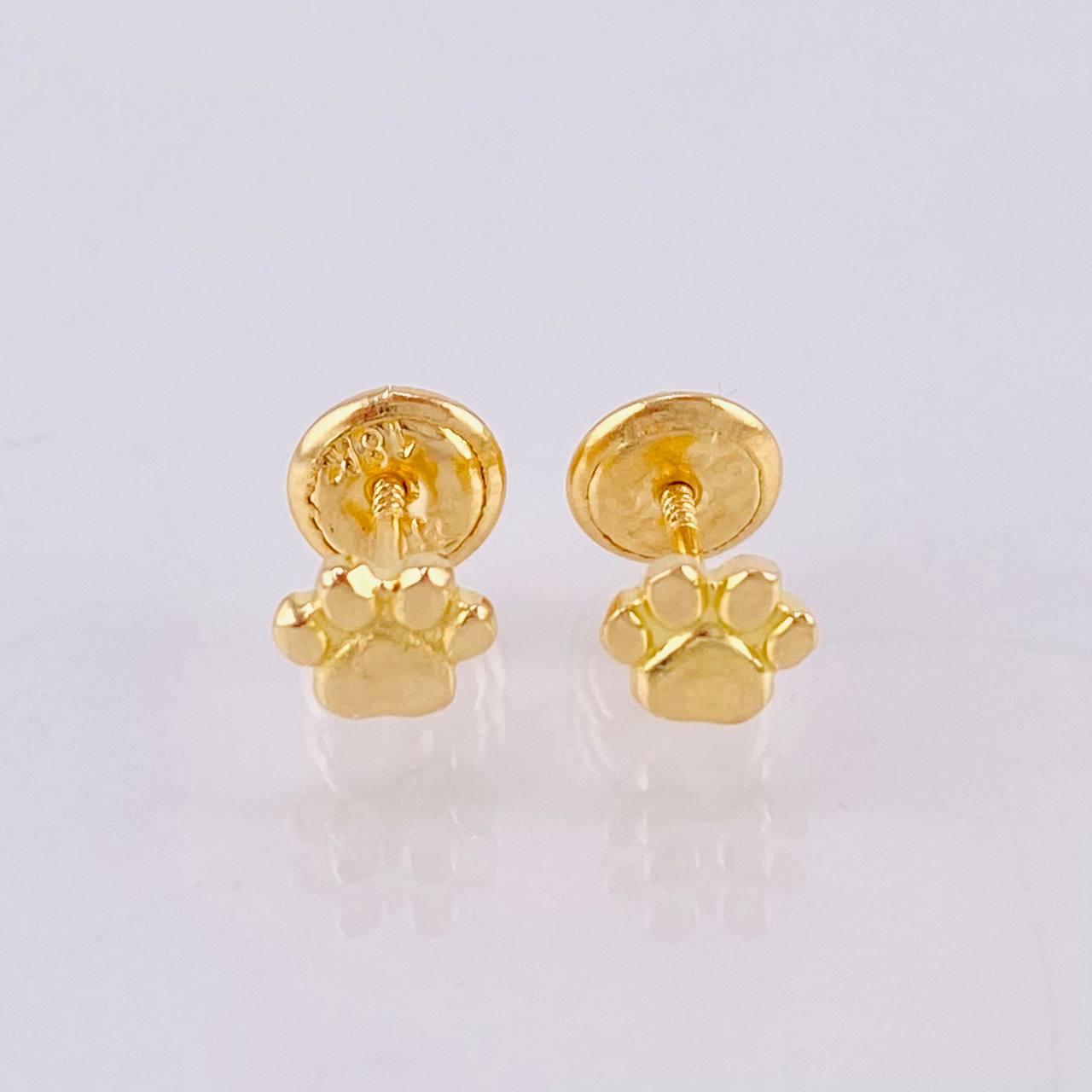 Topos Huella 0.9 g / in / 4.8 mm Oro Amarillo 18K