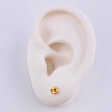 Topos Gc Diamantado 0.65g / in / 5.5mm Oro Amarillo 18K