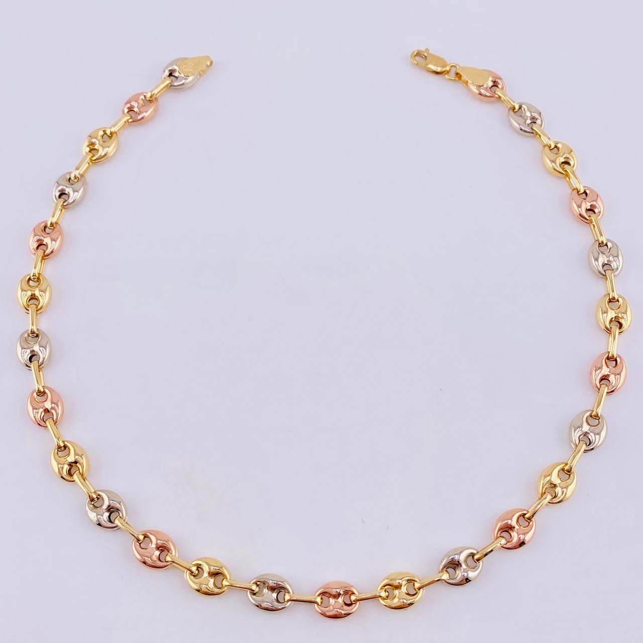 Tobillera Gc 5.05 g / 9 3/4 in / 6.3 mm Tres Oros 18K