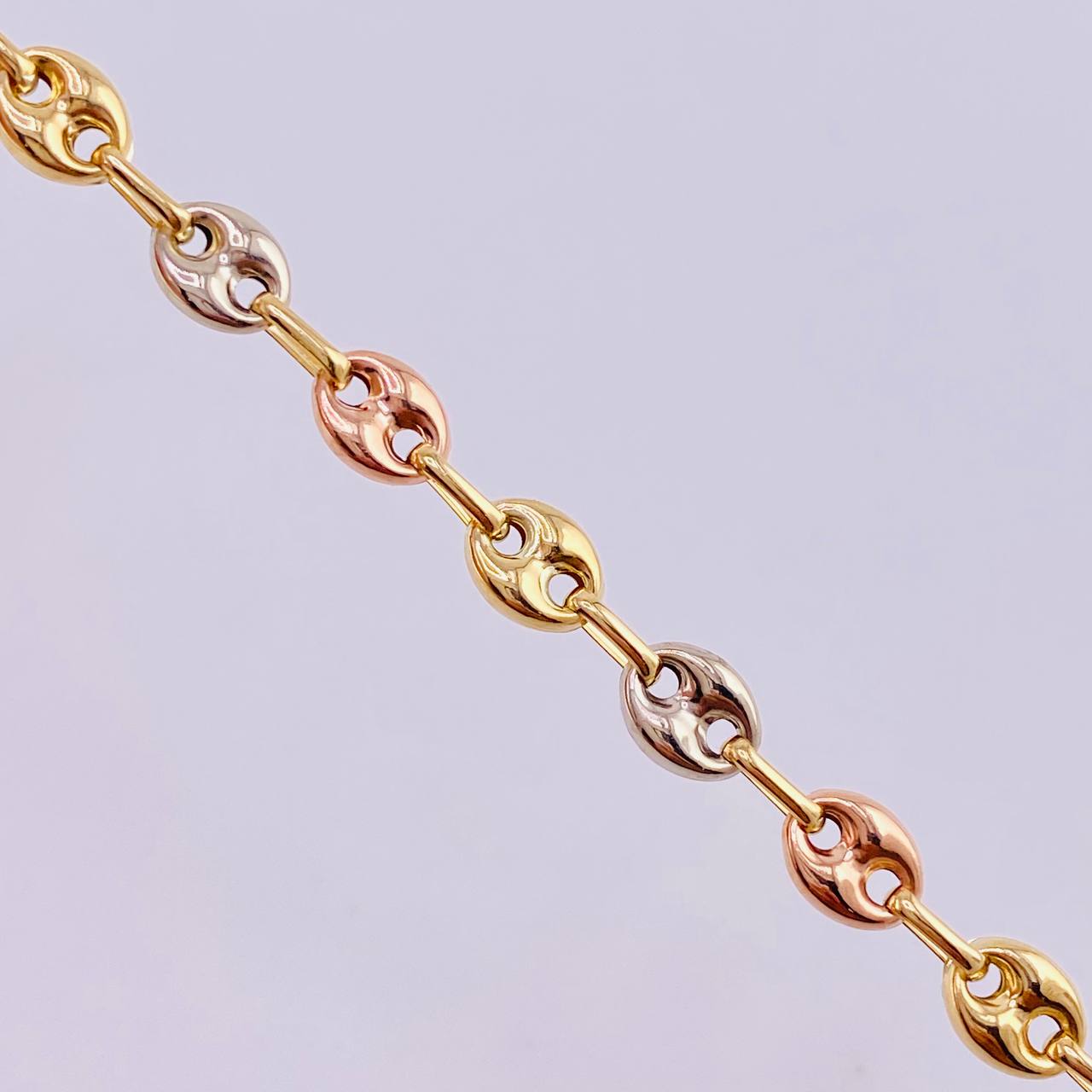 Tobillera Gc 5.05 g / 9 3/4 in / 6.3 mm Tres Oros 18K