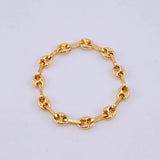 Anillo Gc Diamantado 0.9gr / T12 - T12 1/4 / 3mm Oro Amarillo 18K ©
