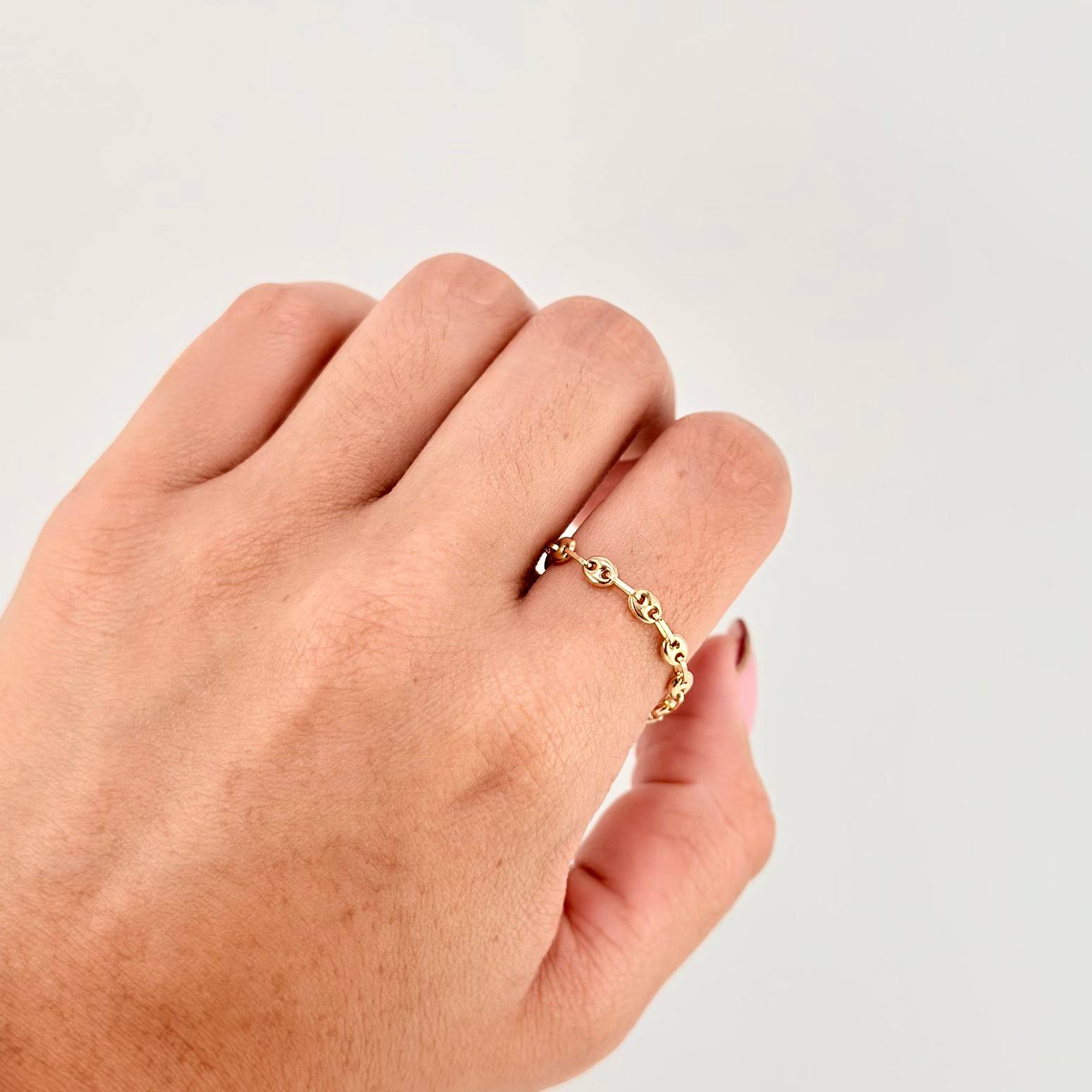 Anillo Gc 0.65 g / T11- 10 3/4 Oro Amarillo 18K