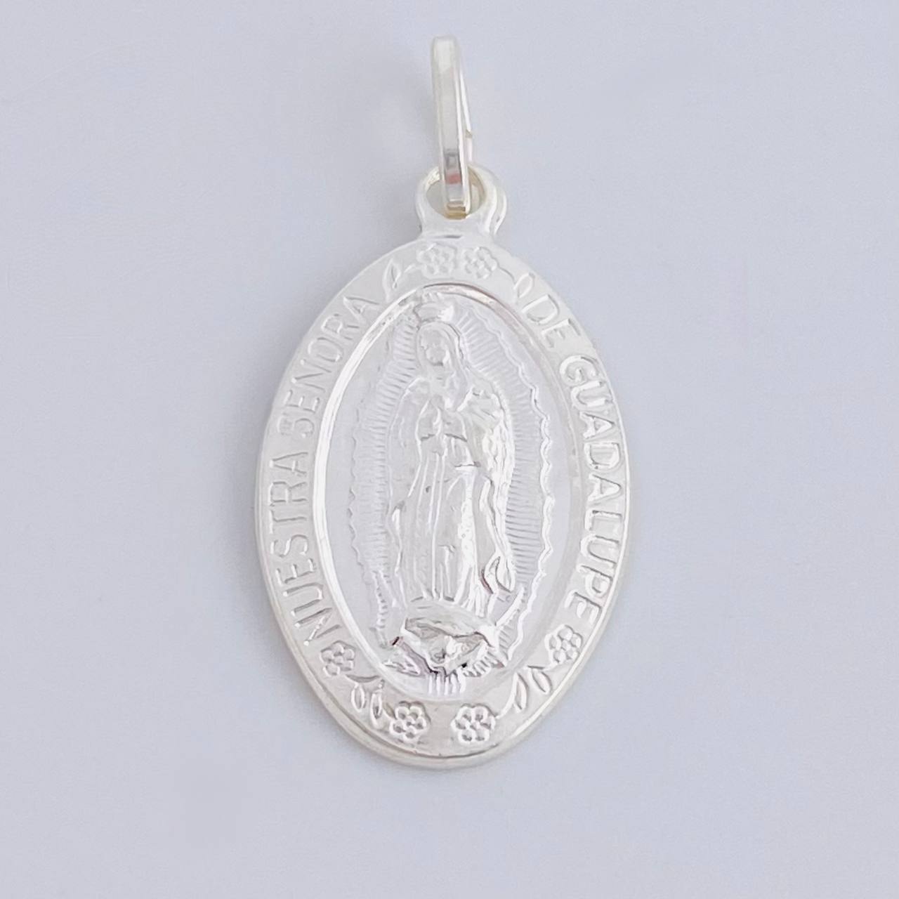 Pendant Virgin of Guadalupe 5.35 g / 1 1/2 in Silver 925