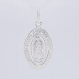 Pendant Virgin of Guadalupe 5.35 g / 1 1/2 in Silver 925
