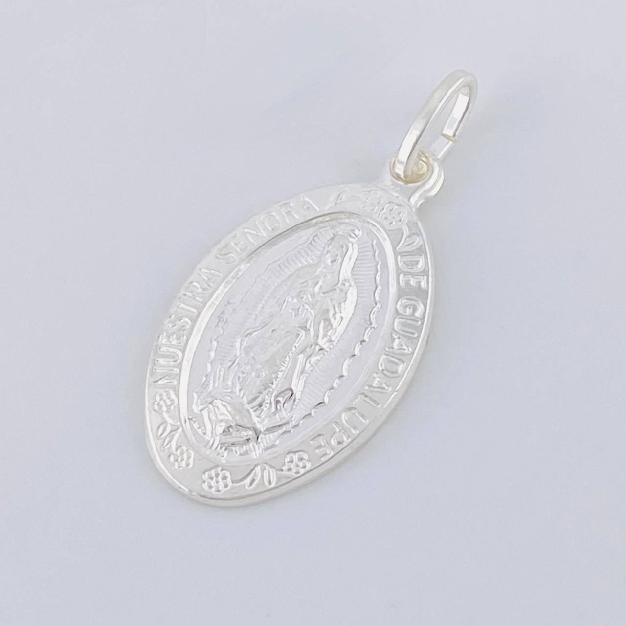 Pendant Virgin of Guadalupe 5.35 g / 1 1/2 in Silver 925