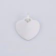 Heart Plaque Pendant 1.4 g / 3/4 in Silver 925