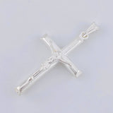 Pendant Cross Christ Flat Ends 3.15 g / 1 3/4 in Silver 925