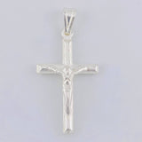 Pendant Cross Christ Flat Ends 3.2 g / 1 3/4 in Silver 925